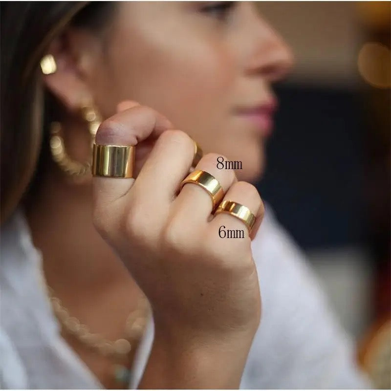 Sharp Edges Classic Rounded Rings