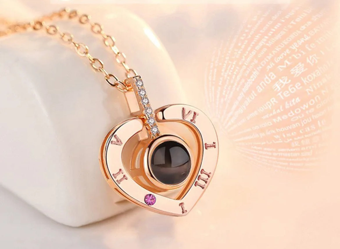 Love Projection Heart Necklace