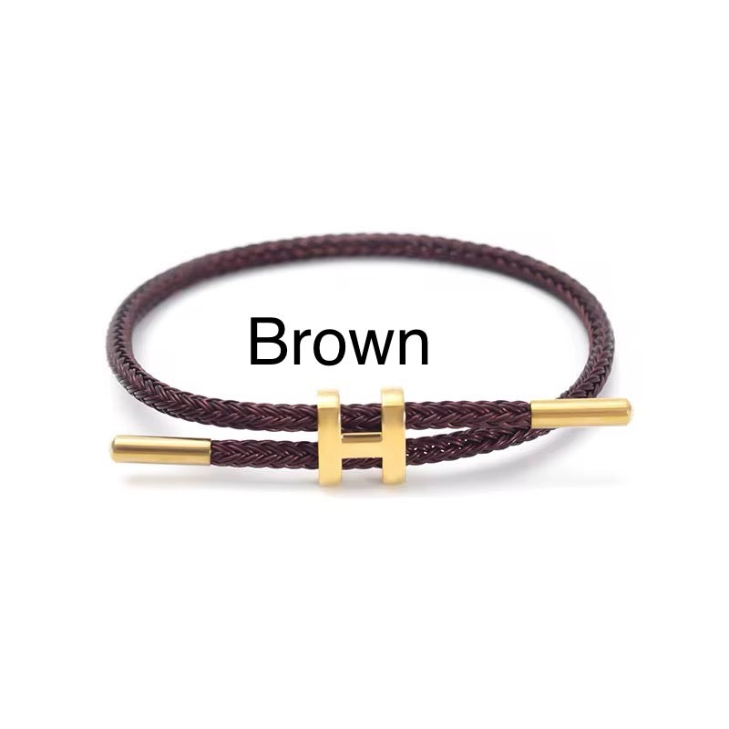 Waterproof Plastic H-Rope Bracelet