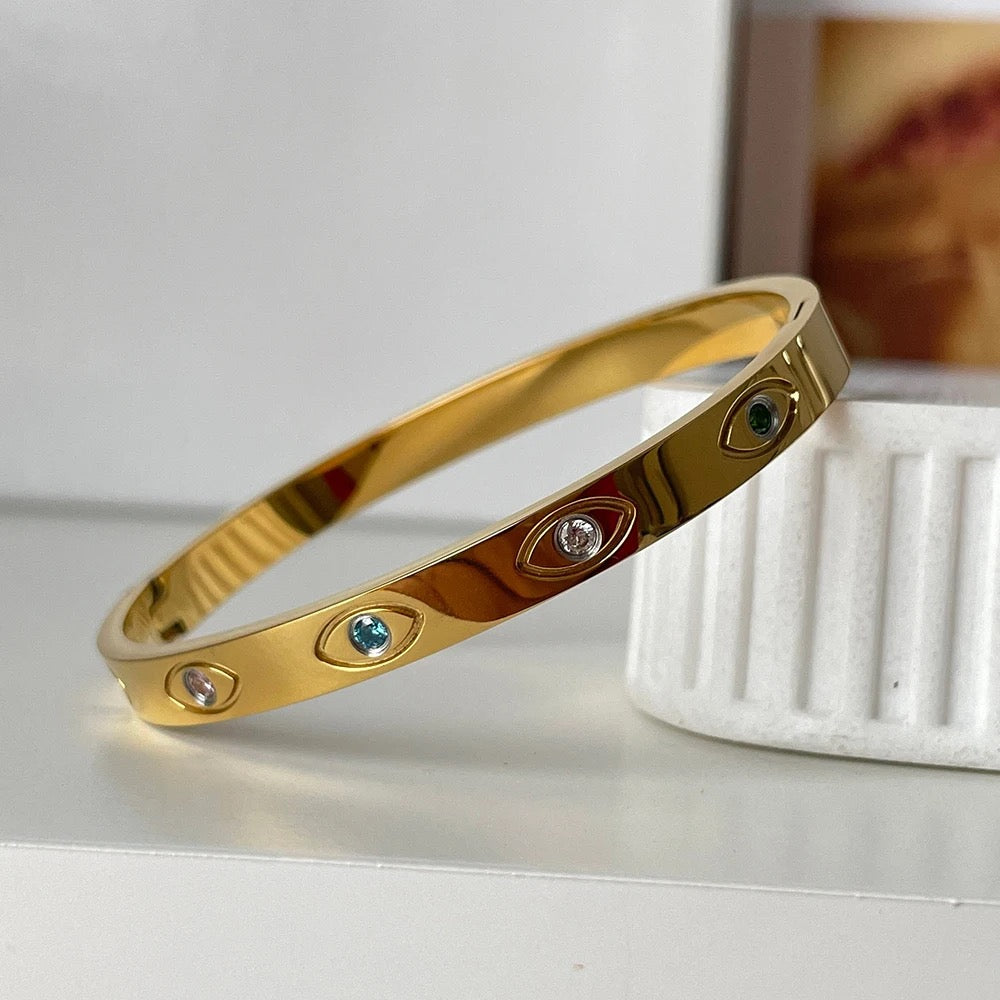Crystal Colorful Eye Bracelet