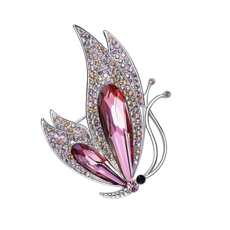 Purple Butterfly Brooch