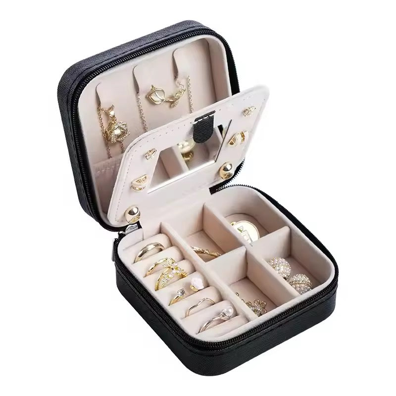 Mirrored Square Jewelry Organizers