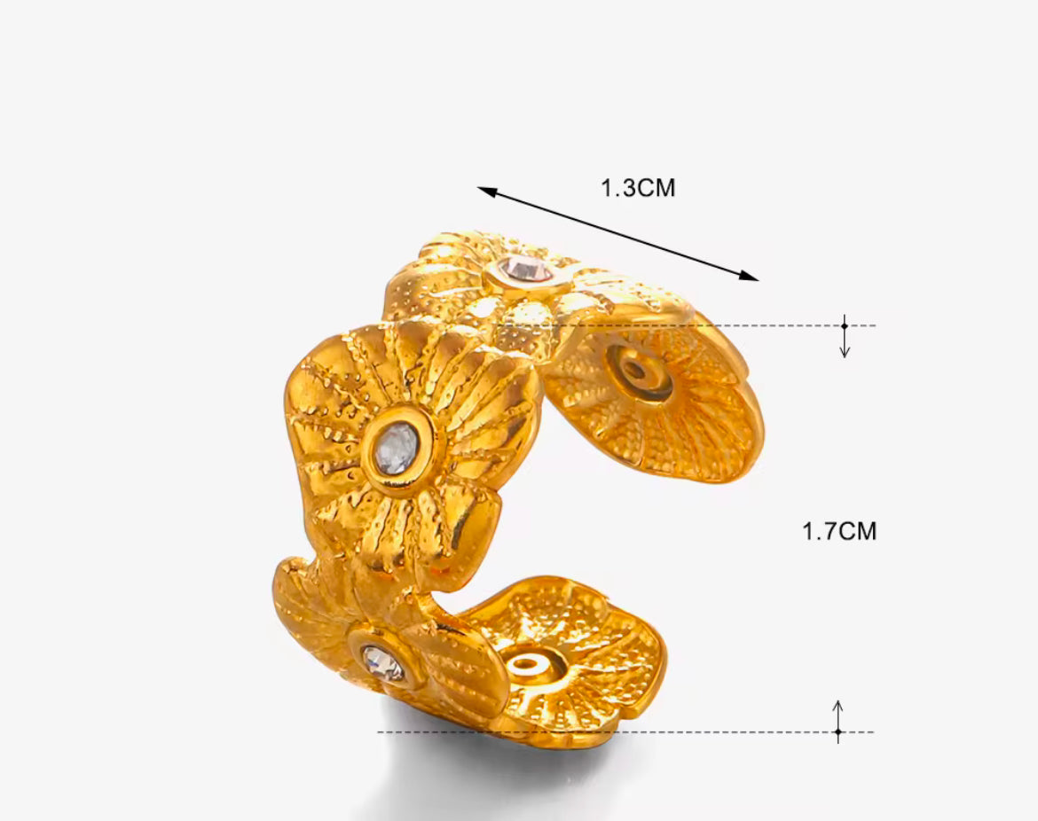 Flower Bomb Rings