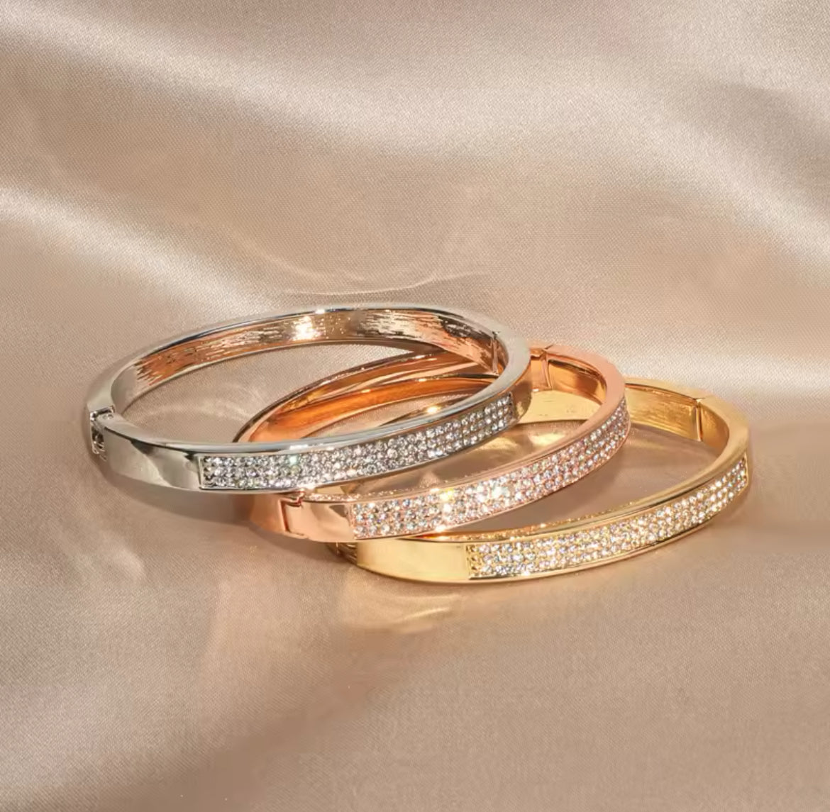 Triple Bling Bangle