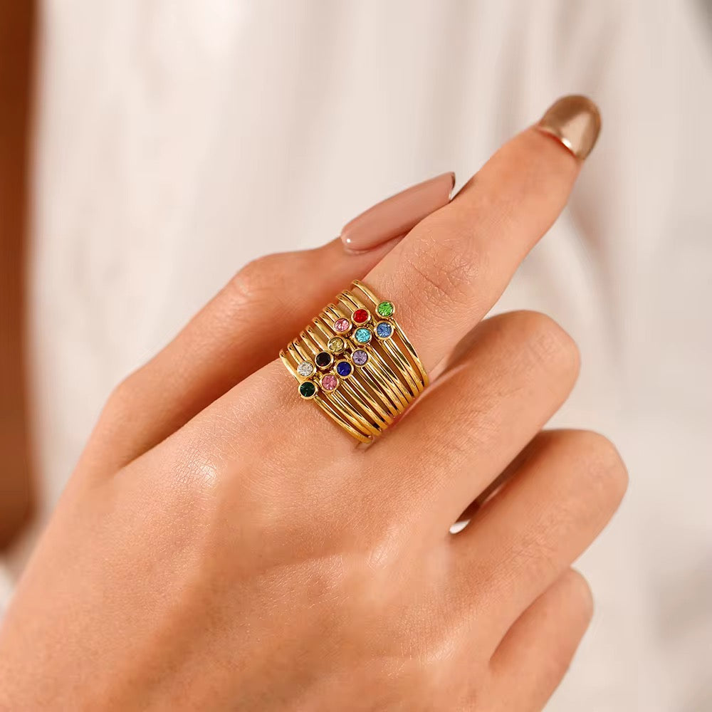 Colorful Grain Ring