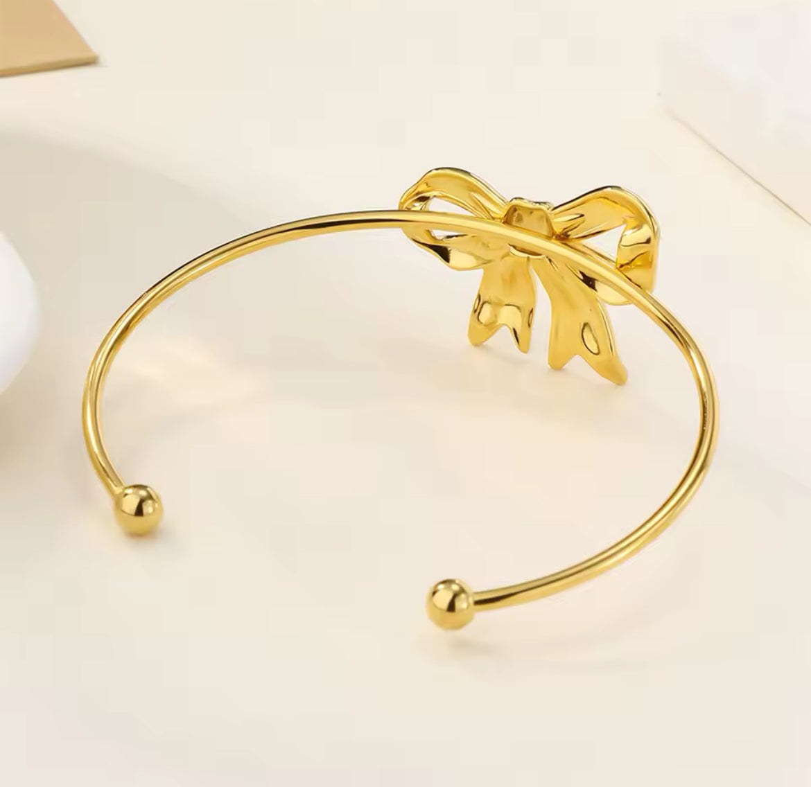 Statement Bow Knot Open Cuff