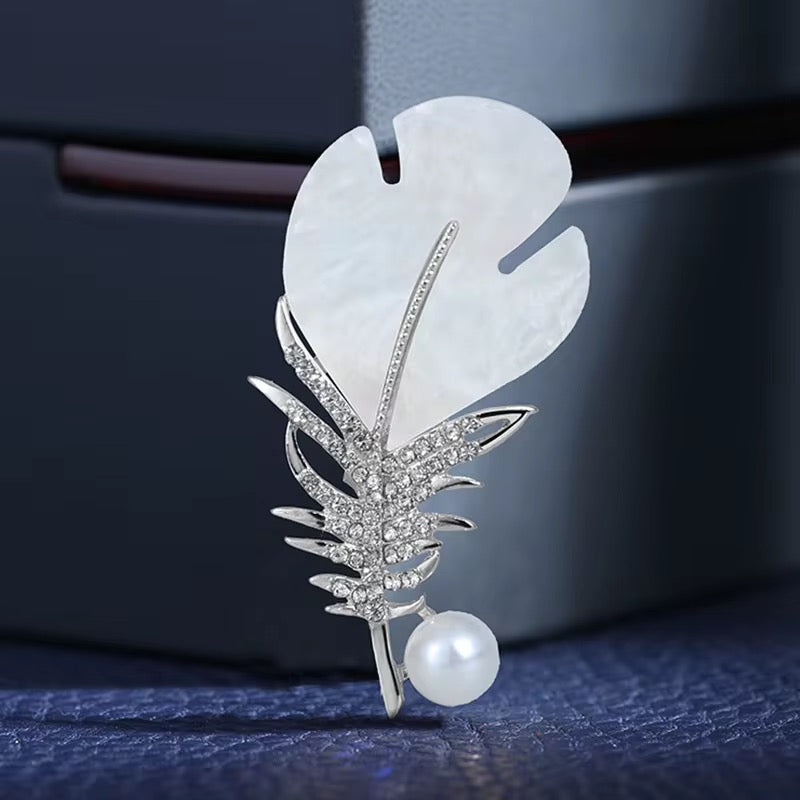 Feather Brooch