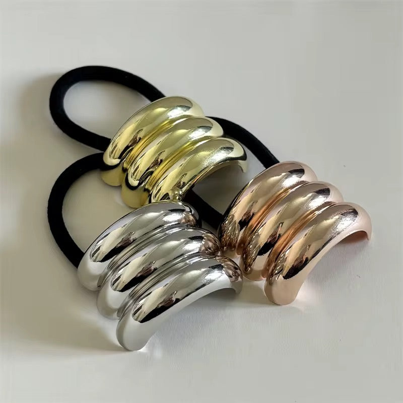 Triple Plain Hair Cuff