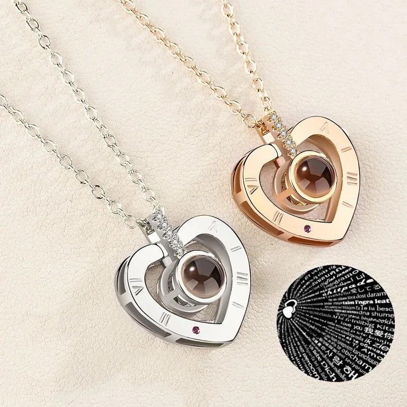 Love Projection Heart Necklace