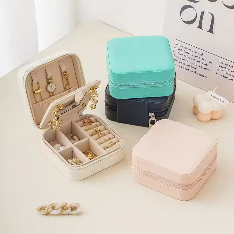 Mirrored Square Jewelry Organizers