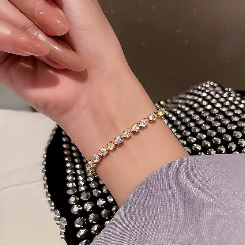 Zircon Pearl Adjustable Bracelet