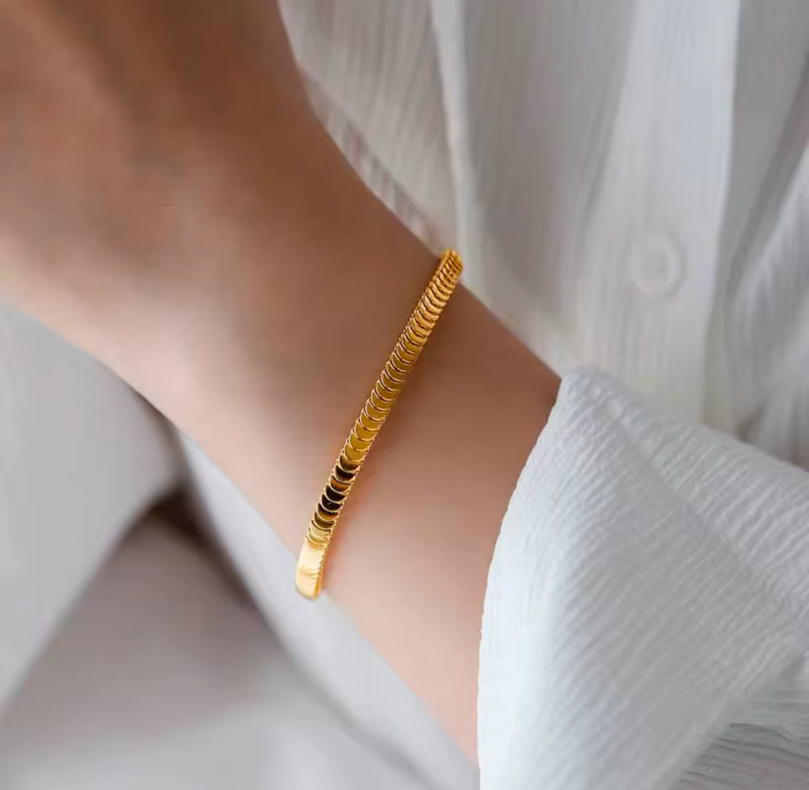 Fish Scale Double Sided Bracelet