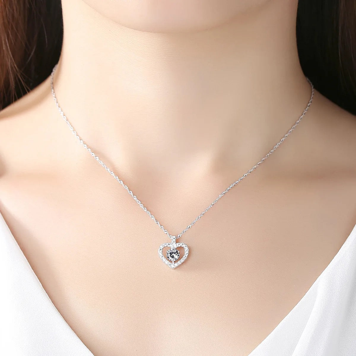Love Projection Heart Necklace