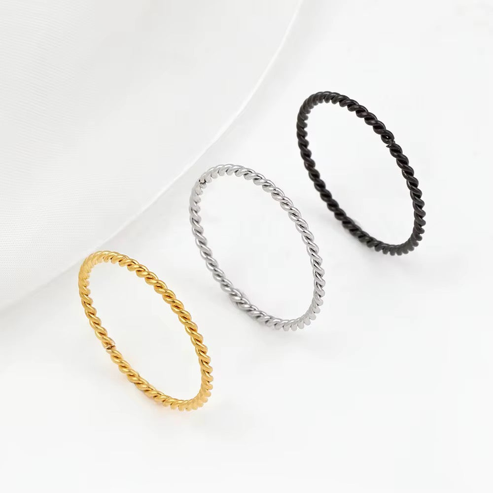 Minimalist Twist Ring