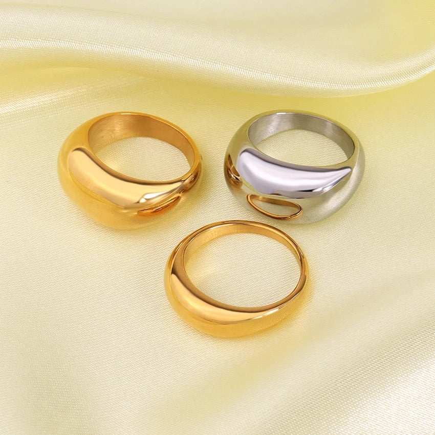 Thick Chunky Dome Ring
