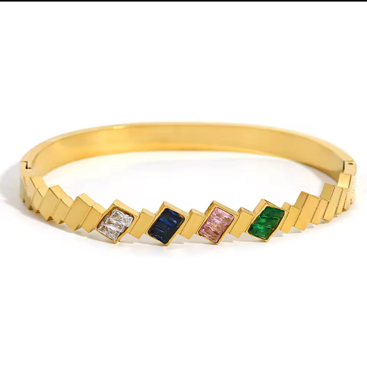 Colored Disc Bangle