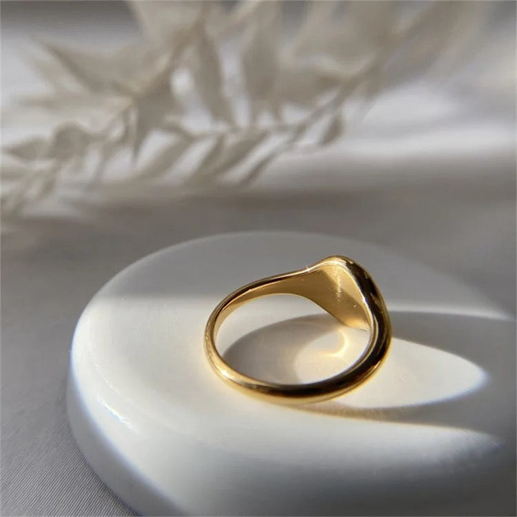 Sunflower Textured Ring