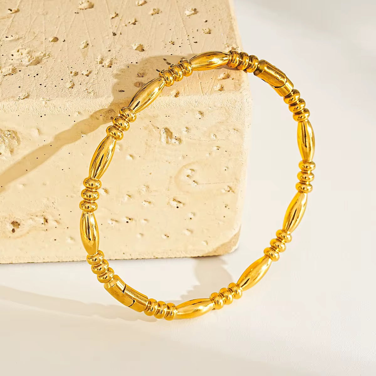 Bamboo Bead Bangle