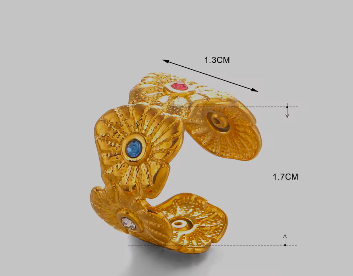 Flower Bomb Rings