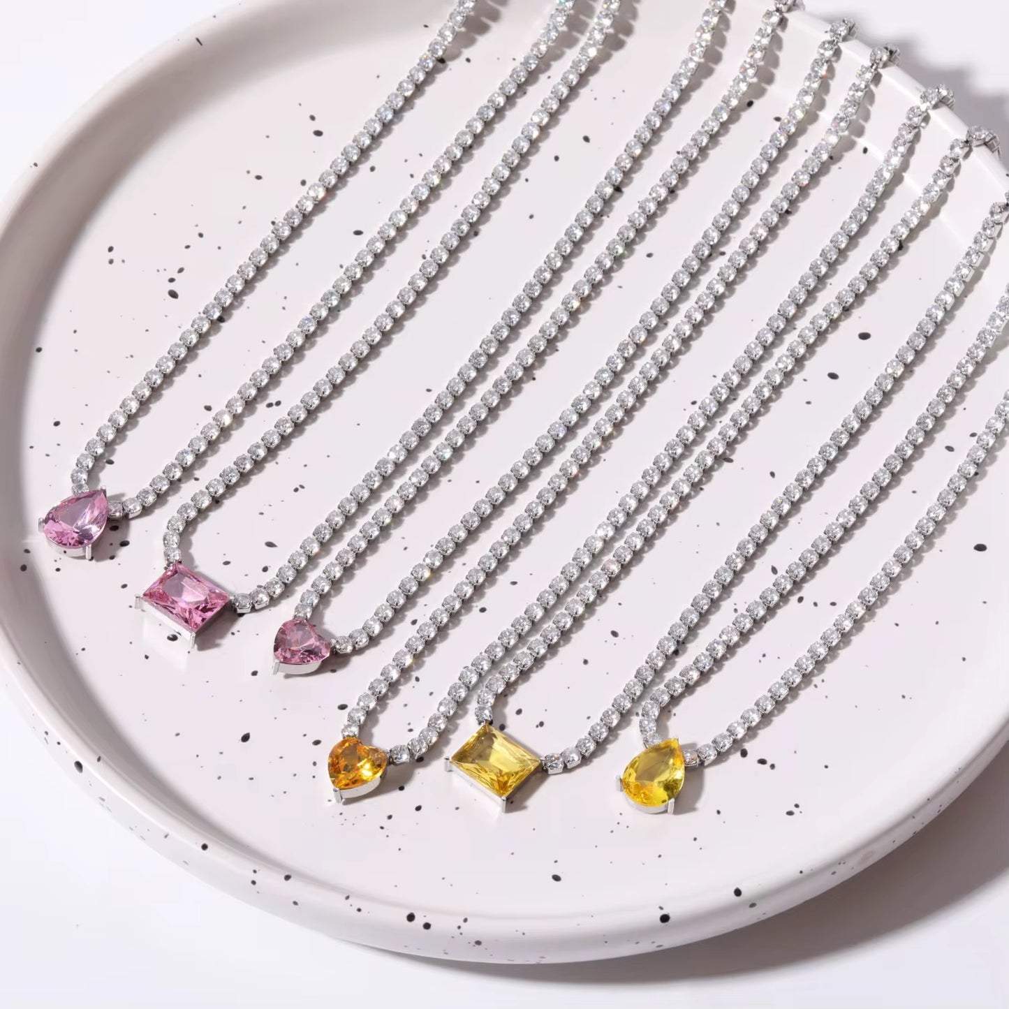 Boho Tennis Necklace