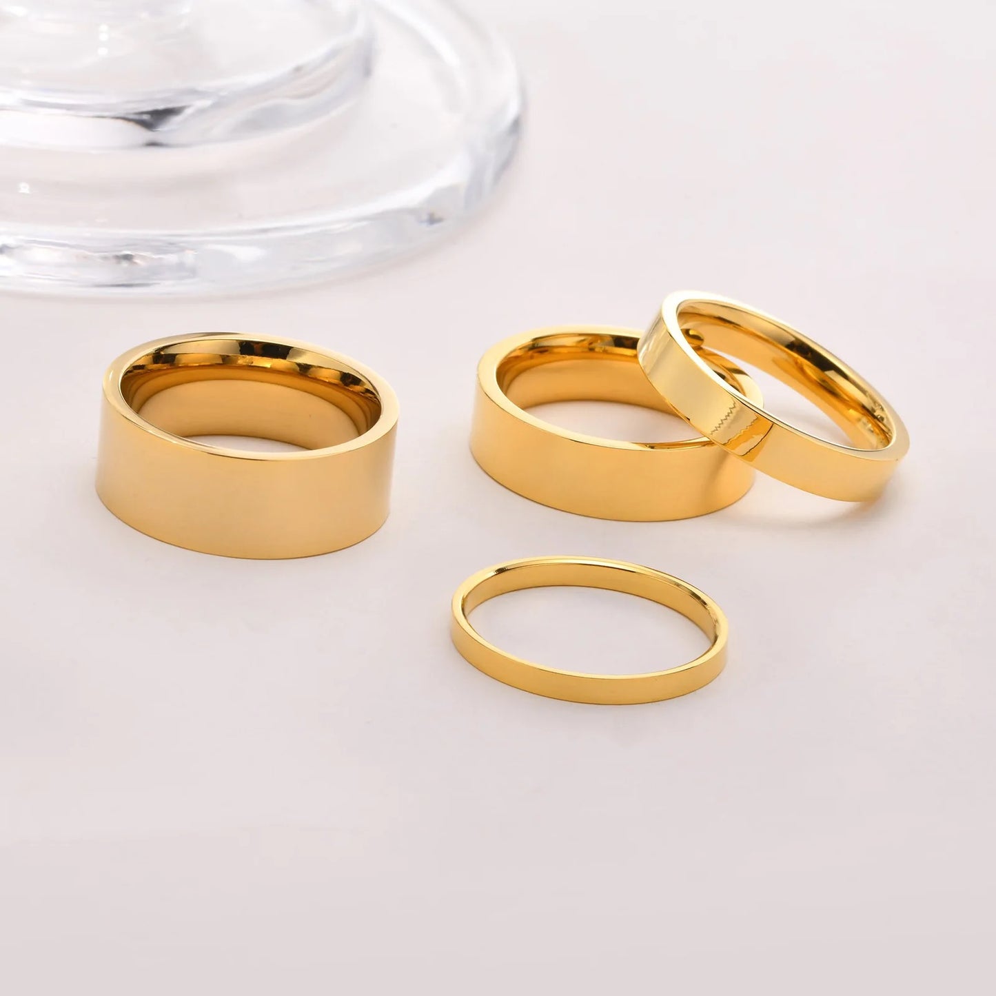 Rounded Edges Classic Rounded Rings