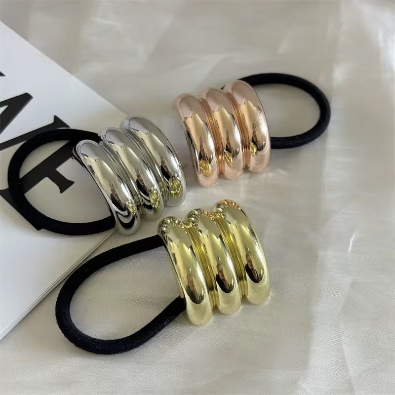 Triple Plain Hair Cuff
