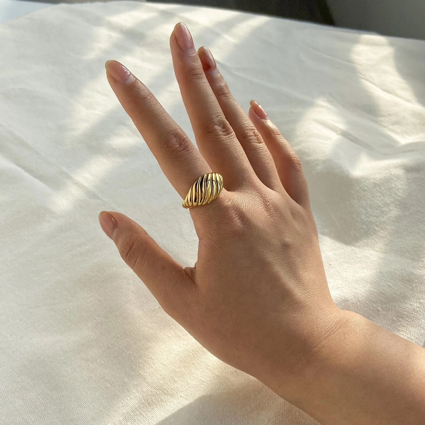 Twisted Dome Ring