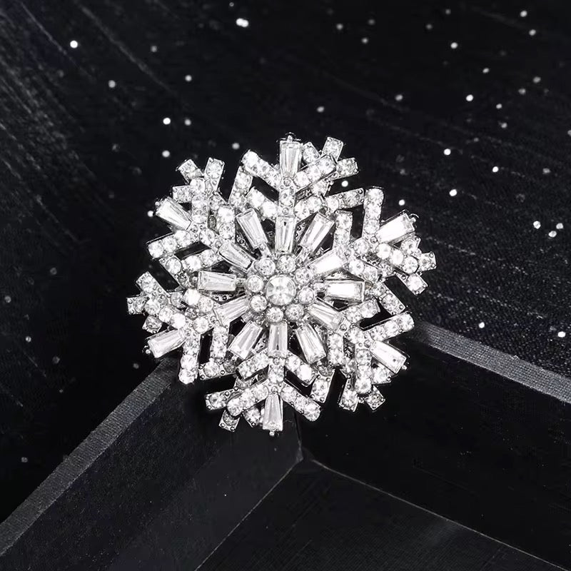 Snow Crystal Brooch