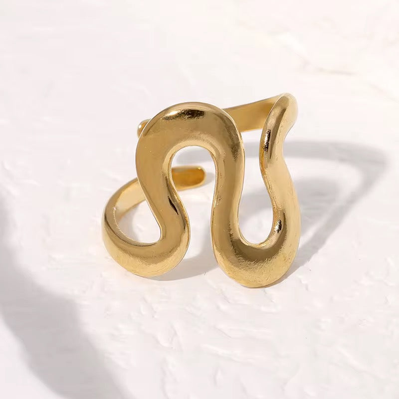 Snake Wave Rings
