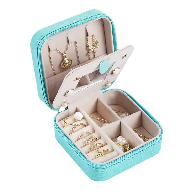Mirrored Square Jewelry Organizers