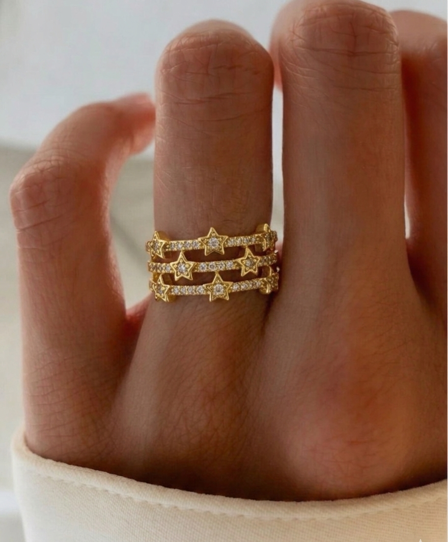 Star Trio Ring