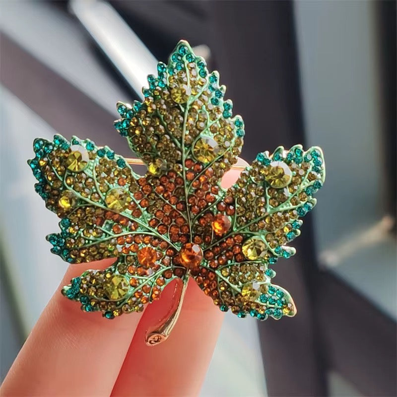 Amber Ember Brooch