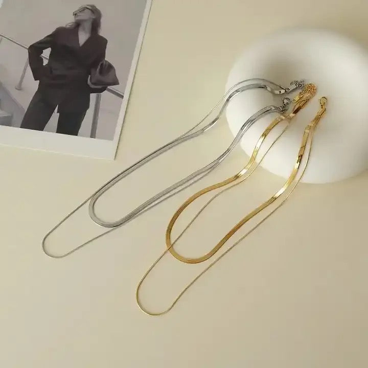 Double Snake Necklace