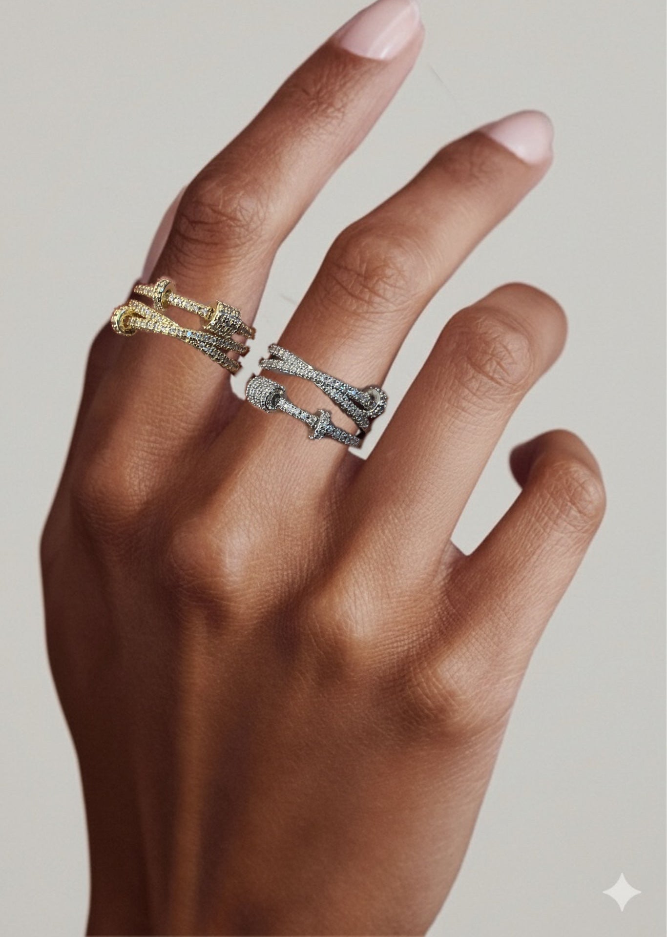 Intertwined Band Ring