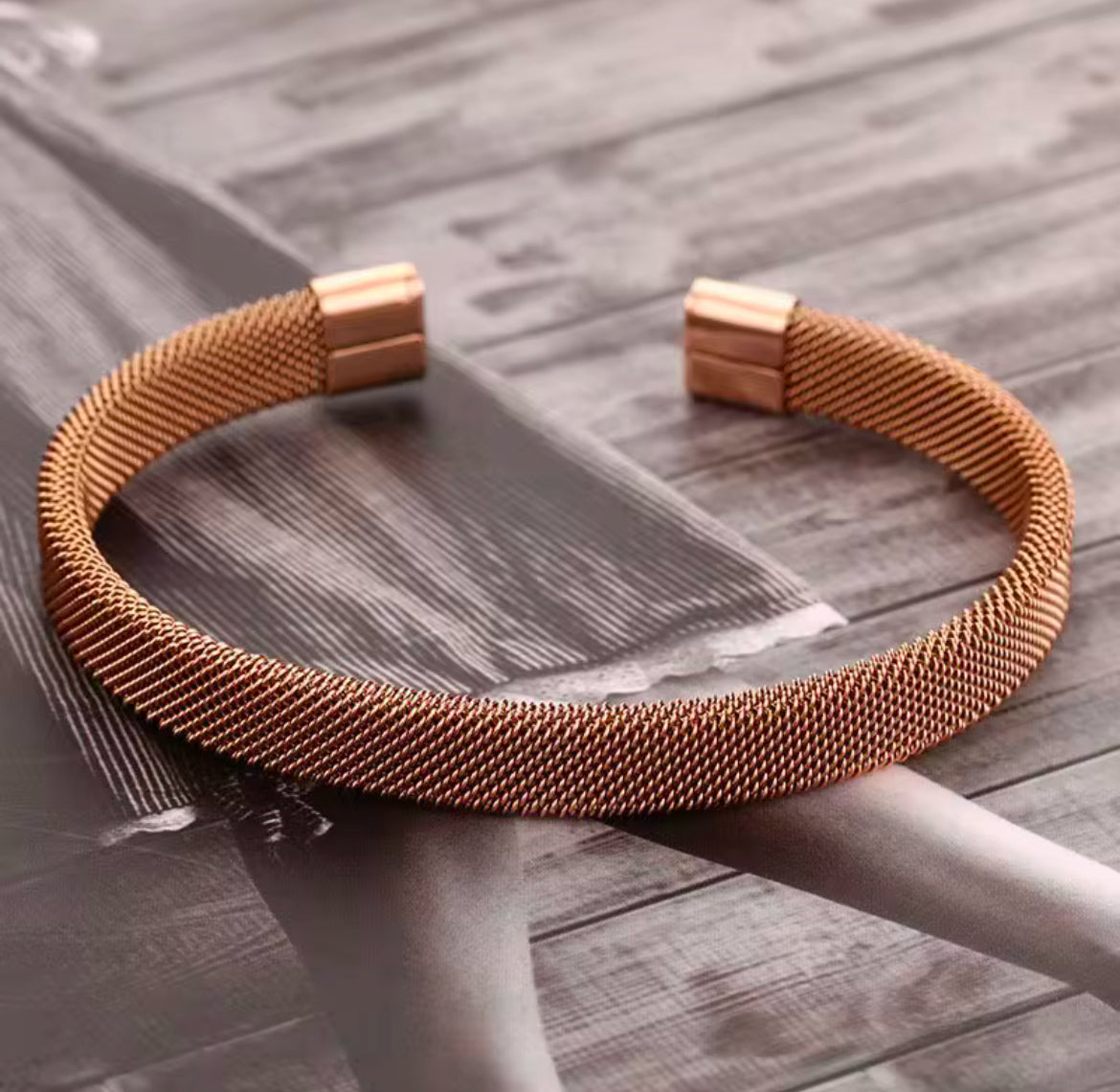 Braided Open Bracelet