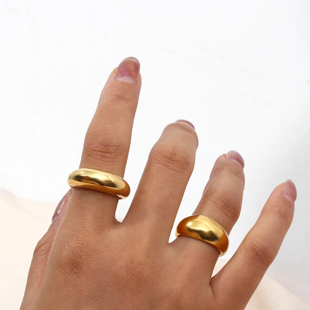 Thick Chunky Dome Ring