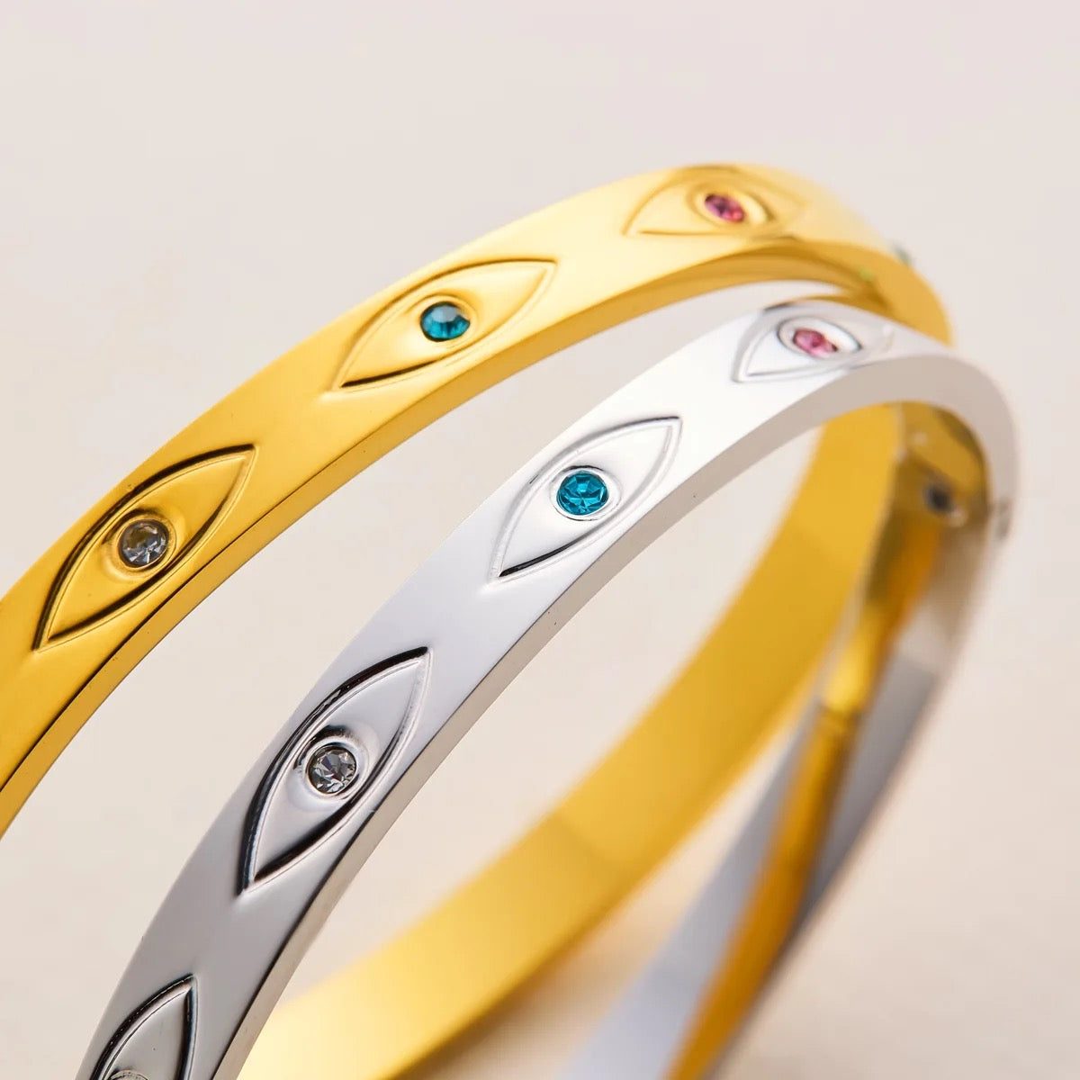 Crystal Colorful Eye Bracelet