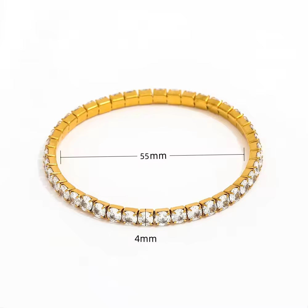 Elastic Rope Tennis Bracelet