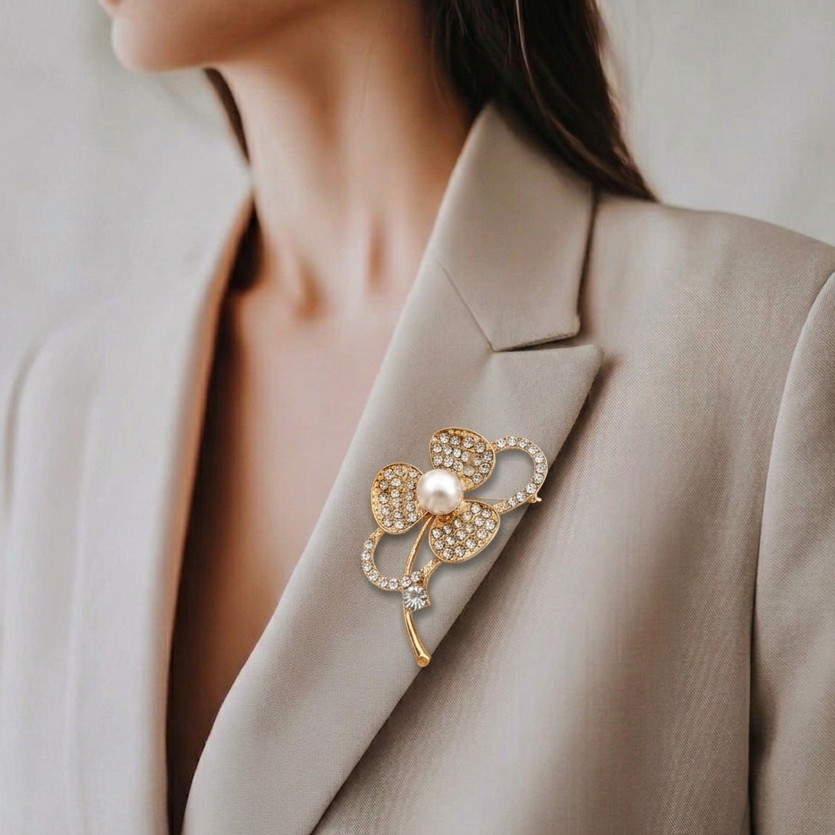 Blossom Pearl Brooch