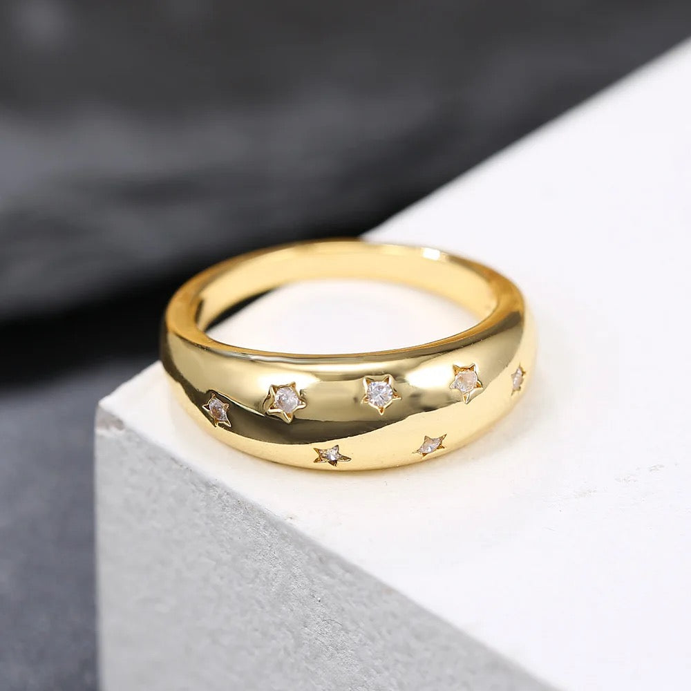 Mini Star Dome Ring