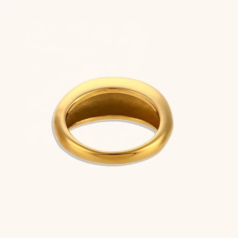 Thick Chunky Dome Ring