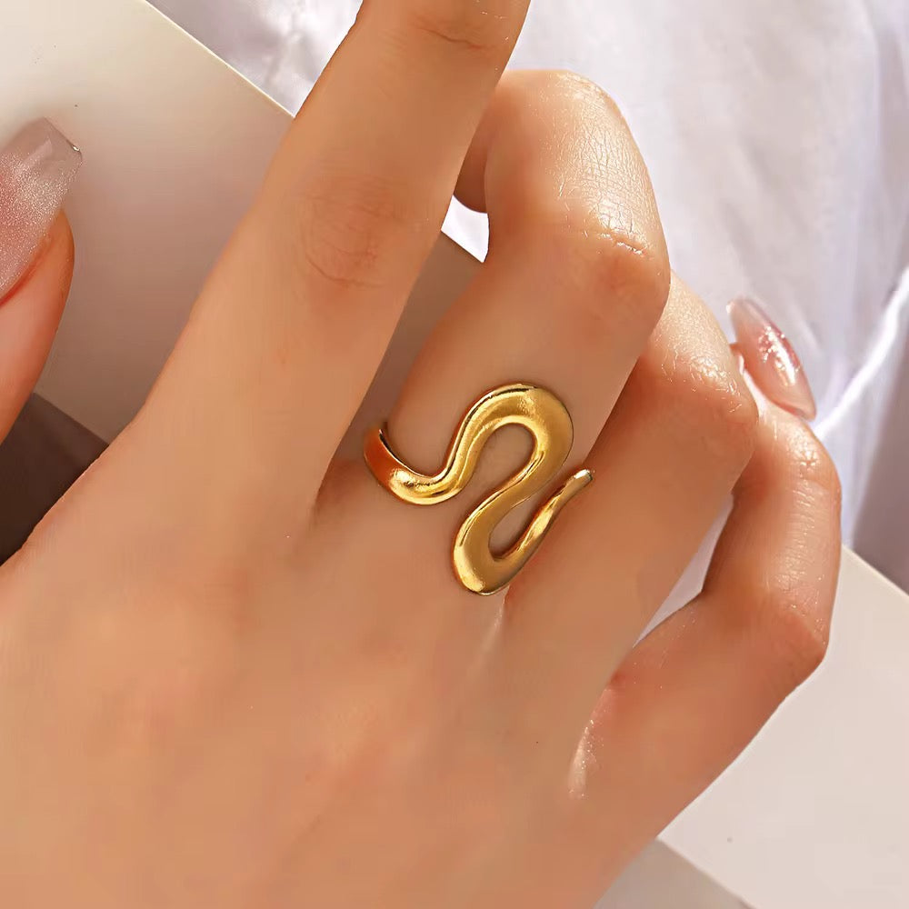 Snake Wave Rings