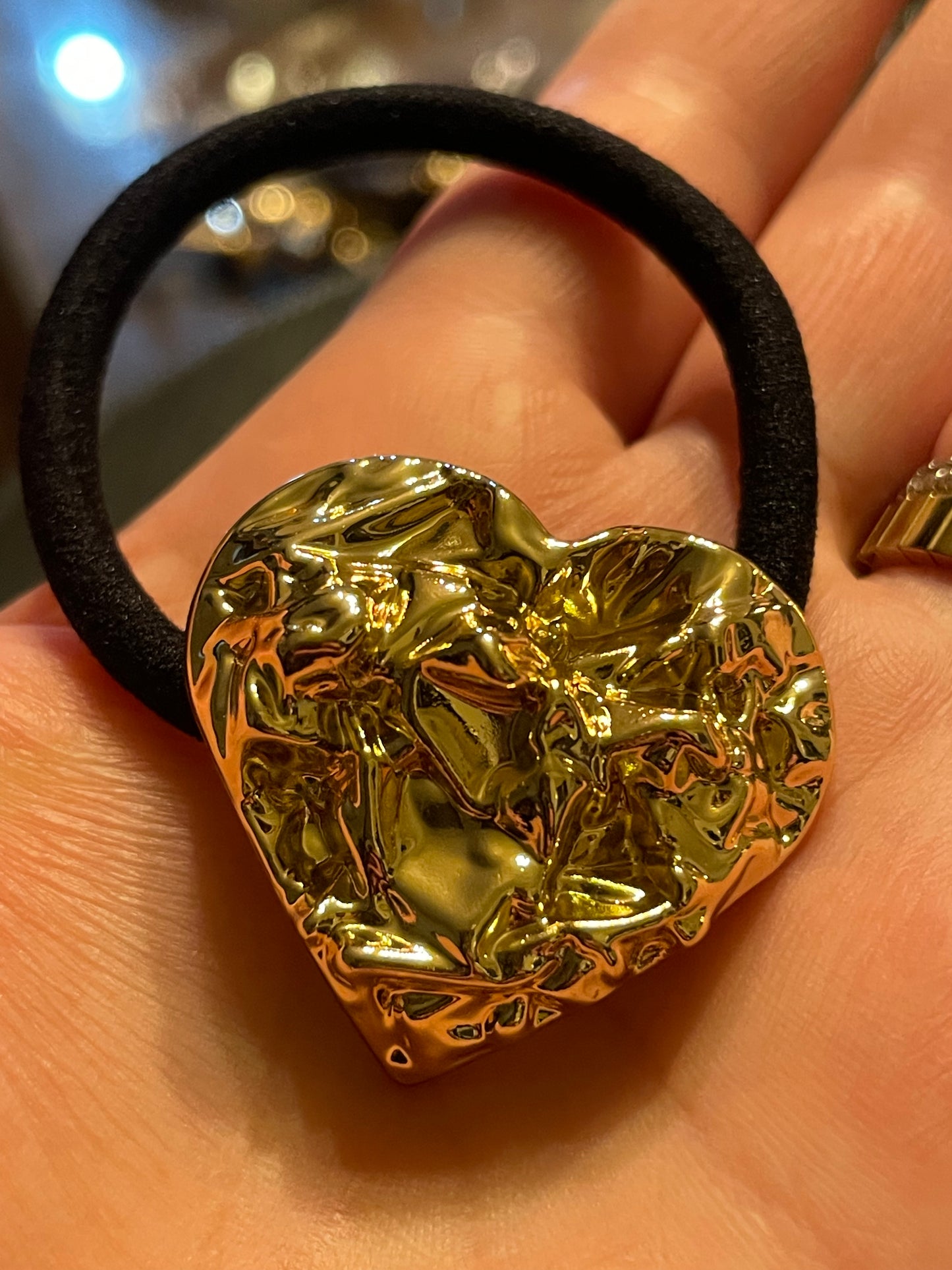 Hammered Heart Hair Band