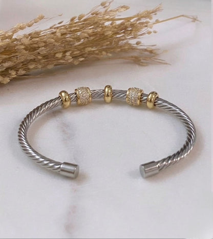 Fancy Cable Wire Bangle