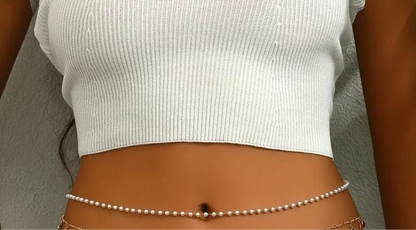 Triple Pearl Set Belly Chains