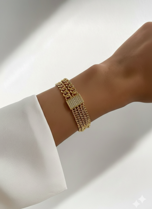 Glammed Bar Bracelet