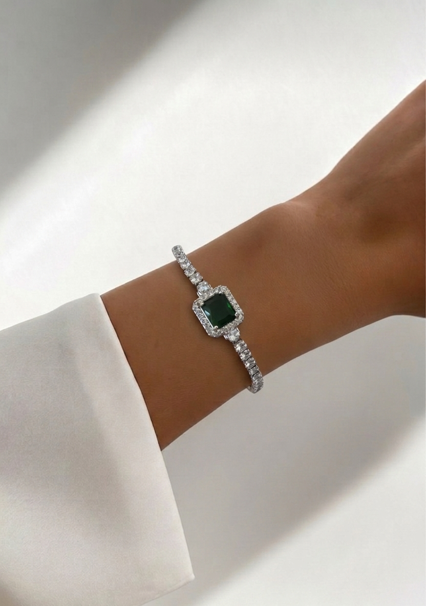 Emerald Tennis Bracelet