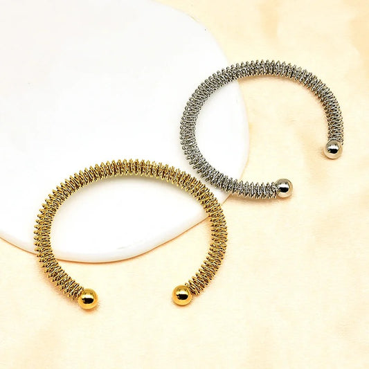 Irregular Twist Spiral Bracelet