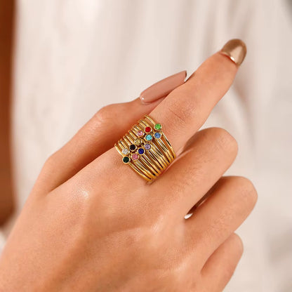 Colorful Grain Ring