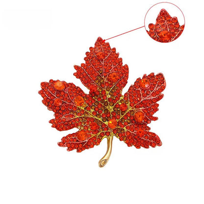 Amber Ember Brooch